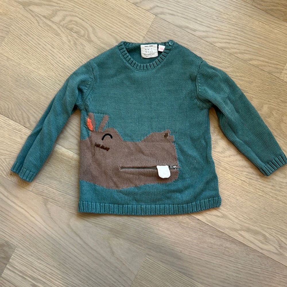 Zara Baby Knit Boys Sweater.